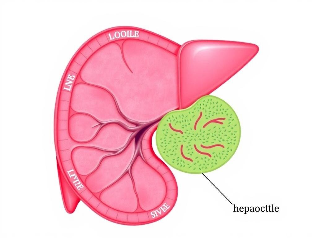Анатомия печени: долька и гепатоцит. Клеточный состав печеночной дольки