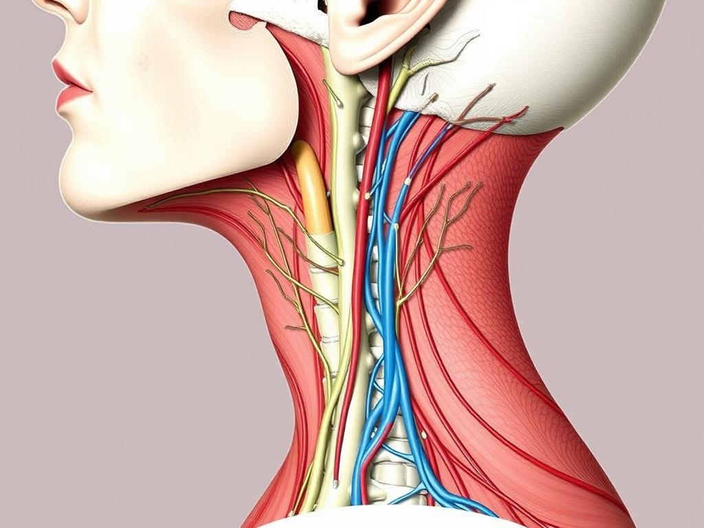 Анатомия шеи: треугольники и сосудисто-нервные пучки. Поверхностная анатомия и ориентиры