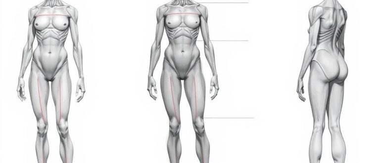 Анатомия для художников: пропорции тела — как понять и нарисовать человеческую фигуру