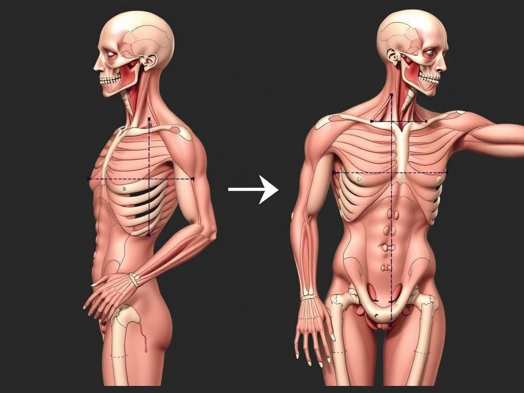 Основные анатомические плоскости и оси. Развитие навыка: последовательные шаги