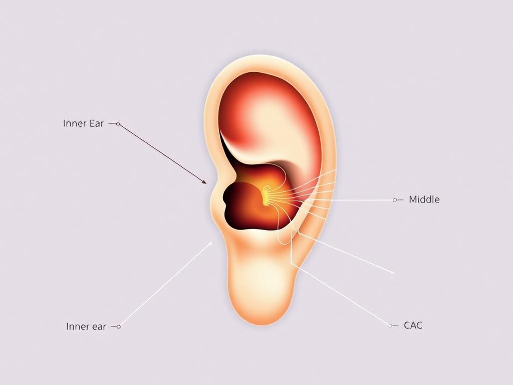 Наружное, среднее и внутреннее ухо. Внутреннее ухо: рецепторы звука и центр баланса